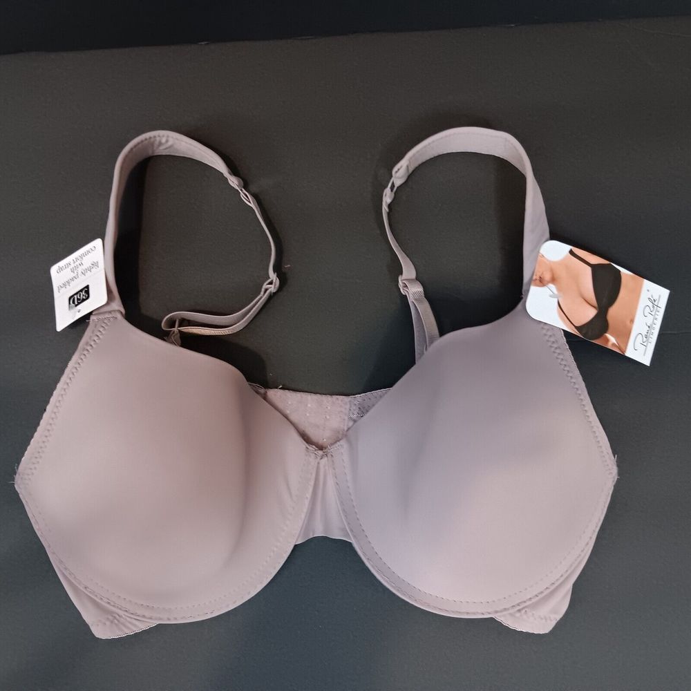 Rene Rofe' Rugby Tan  Lightly Padded Bra w/Underwire & Comfort Straps, Size 36D